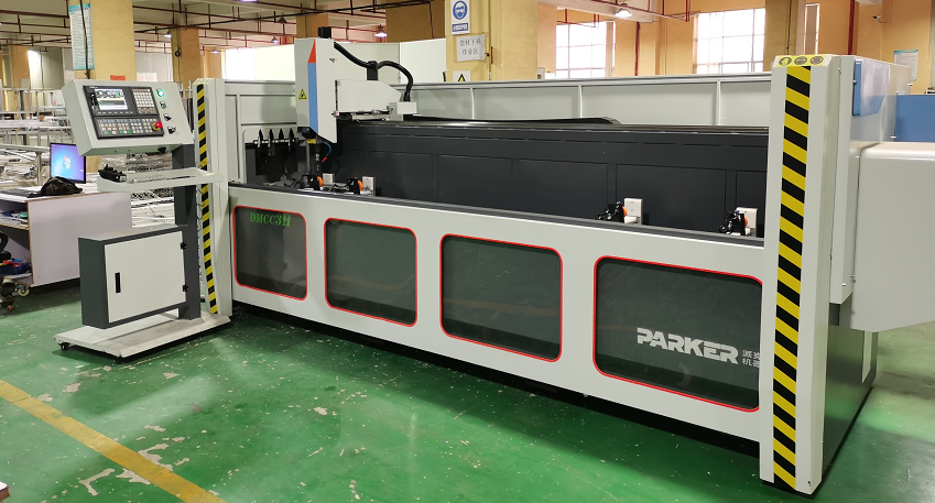 High precision CNC punching machine for profiles